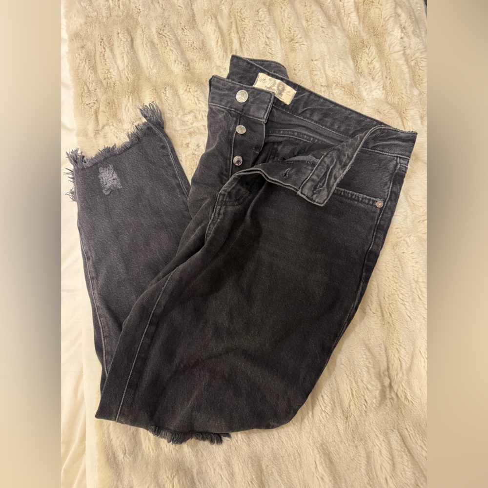 Free People Women's Black Jeans